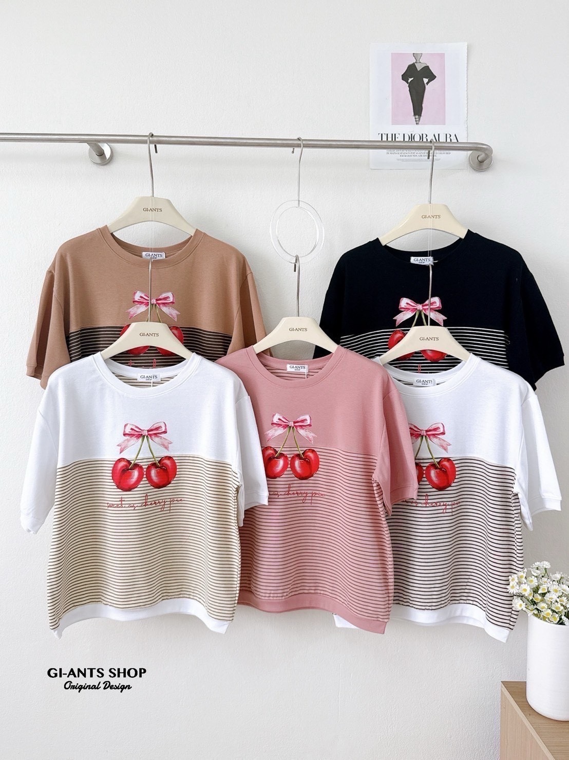 A4 Oversized Shoulder Round T-Shirt