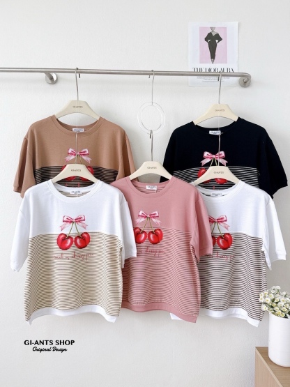 A4 Oversized Shoulder Round T-Shirt