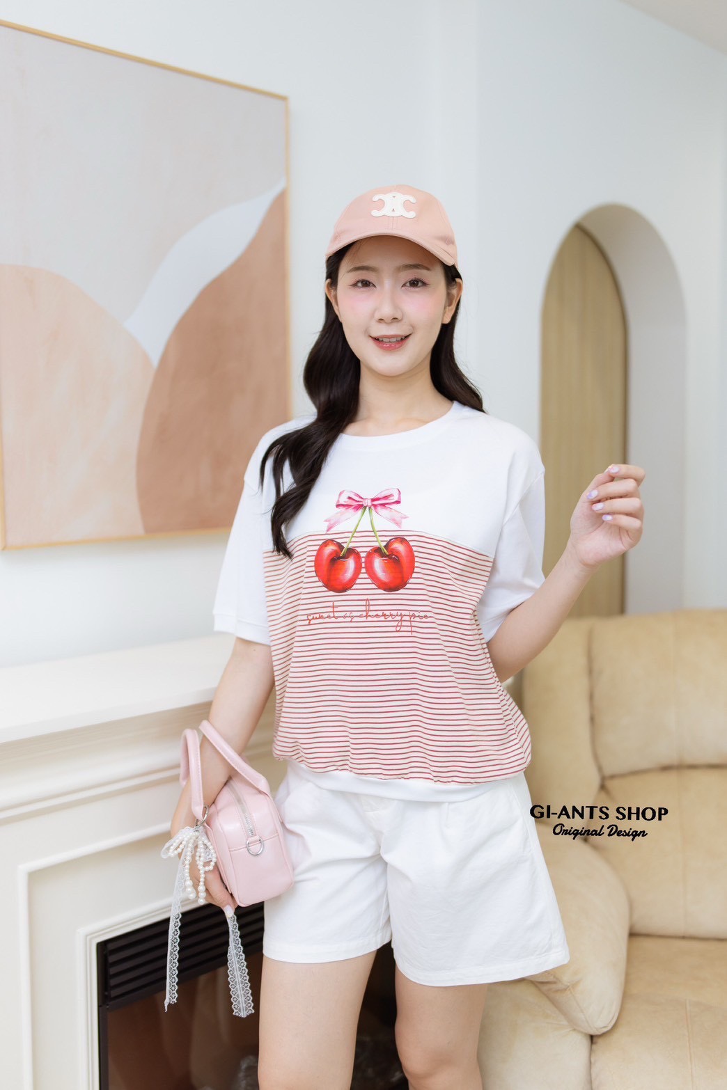 A4 Oversized Shoulder Round T-Shirt