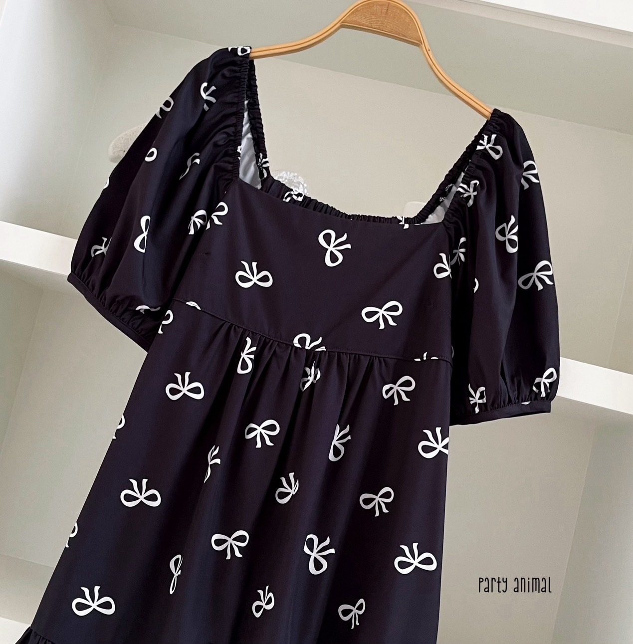 A51 Ribbon black Dress PA