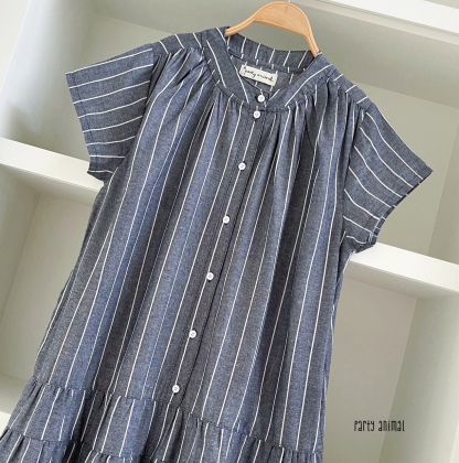 A50 Soft Simplicity • Chinese Collar Dress PA