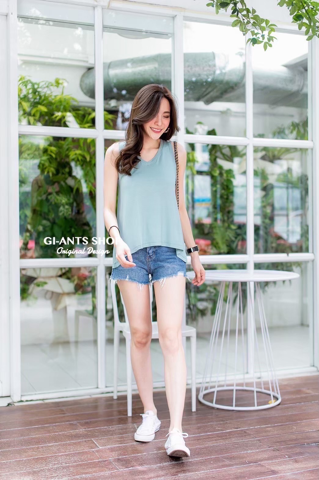 A120 Non-sleeve Rayon Top