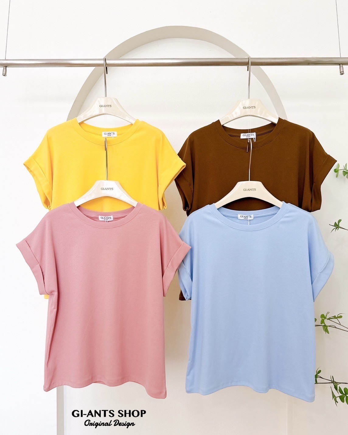 A108 📢📢 Round neck Tshirt with big double sleeves
