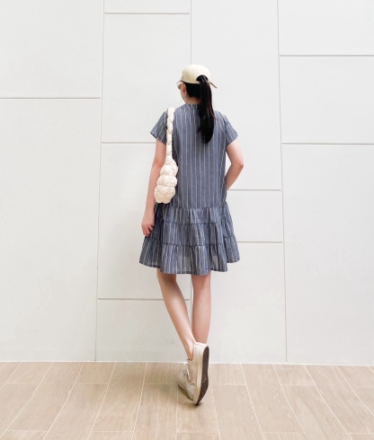 A50 Soft Simplicity • Chinese Collar Dress PA