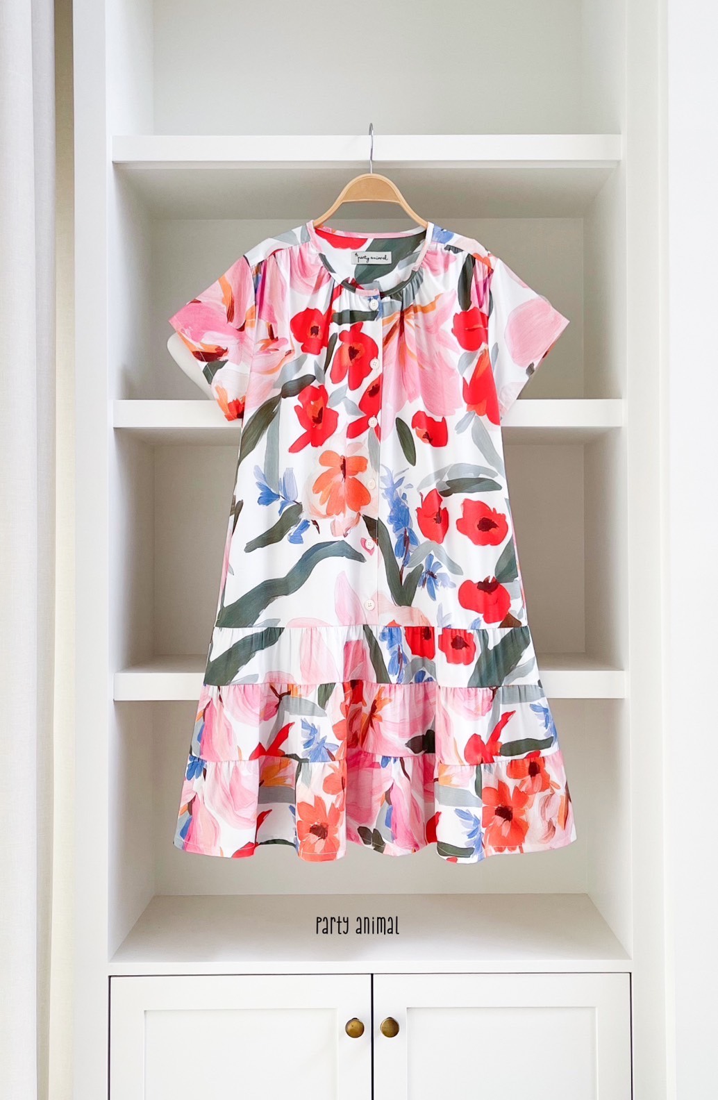 A21 ^^ Red Floral PA Dress 