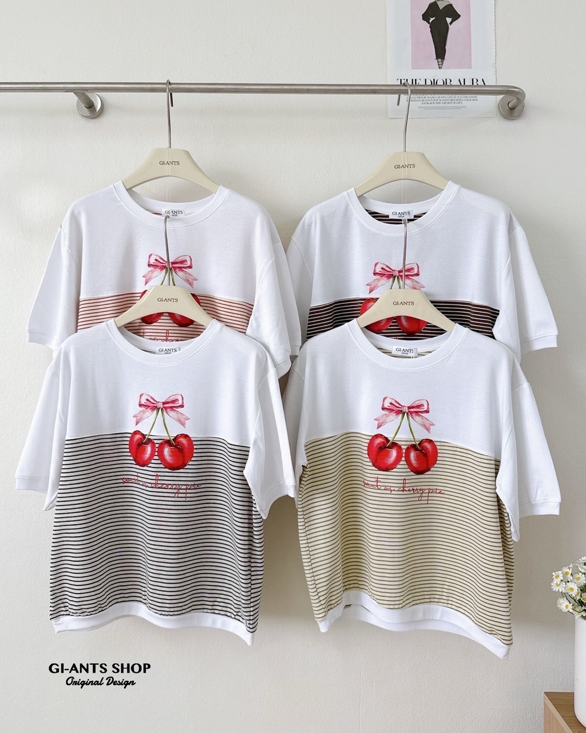 A4 Oversized Shoulder Round T-Shirt