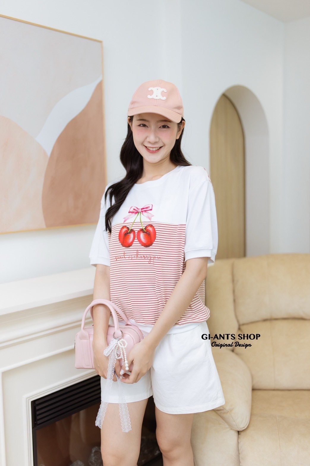 A4 Oversized Shoulder Round T-Shirt