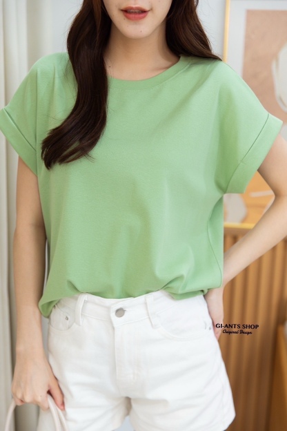 A108 📢📢 Round neck Tshirt with big double sleeves