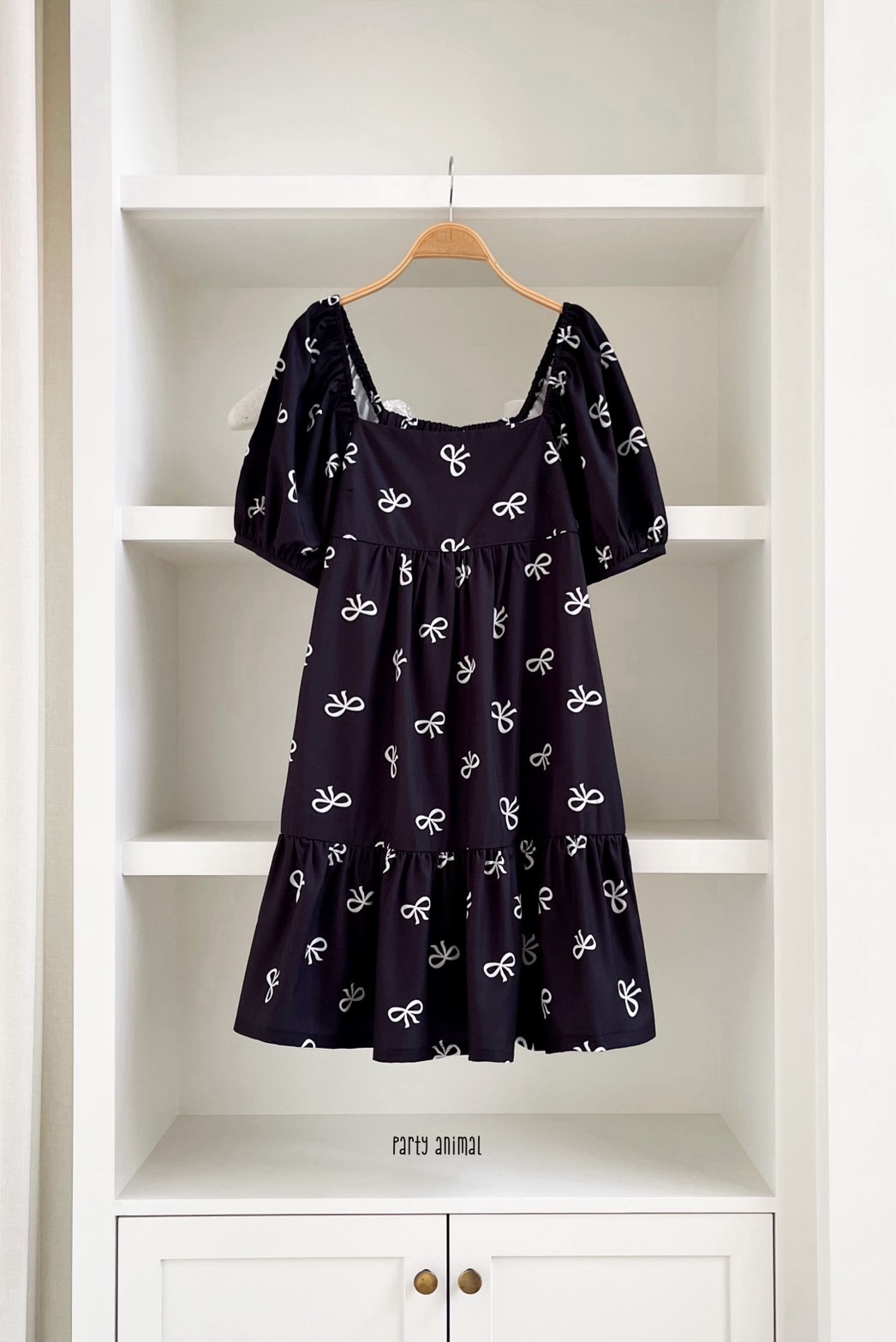 A51 Ribbon black Dress PA