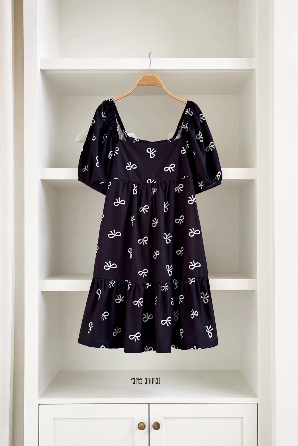 A51 Ribbon black Dress PA