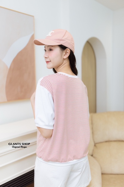 A4 Oversized Shoulder Round T-Shirt