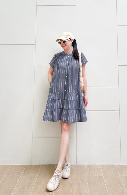 A50 Soft Simplicity • Chinese Collar Dress PA