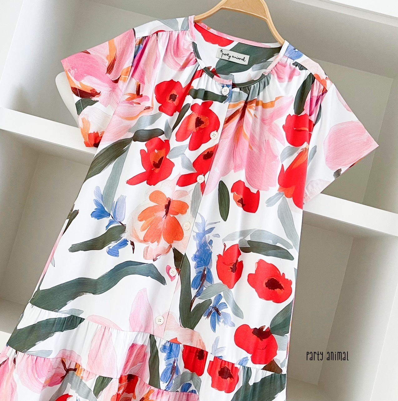 A21 ^^ Red Floral PA Dress 
