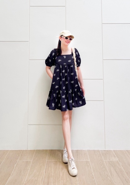 A51 Ribbon black Dress PA