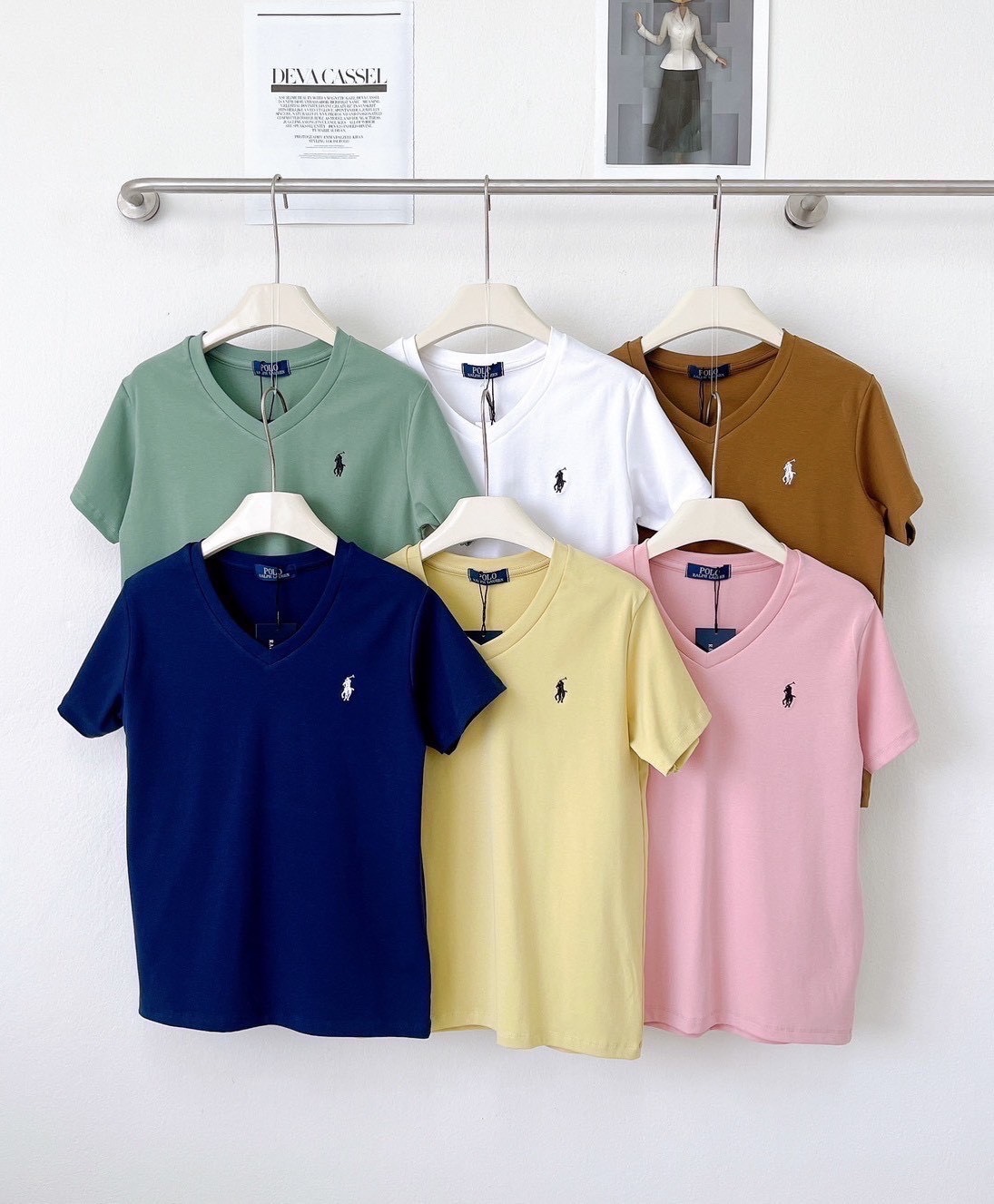 A12 Vneck POLO Tshirt – Embroidered Detail