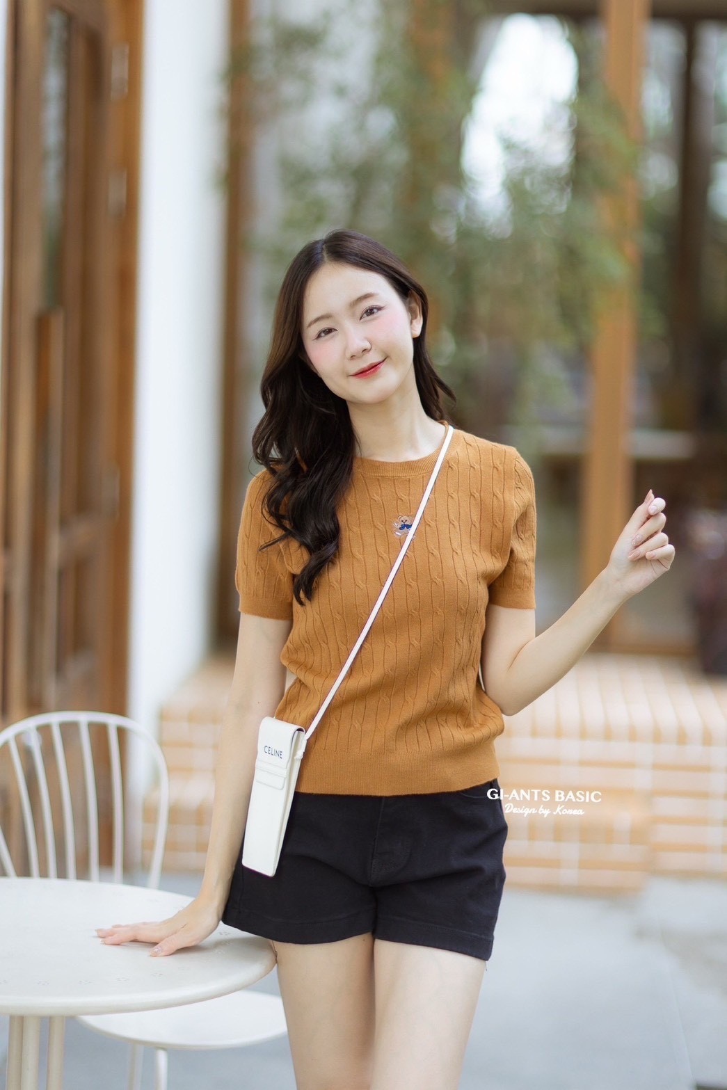 Silk Shirt with Bear Embroidery – Korean Party Style