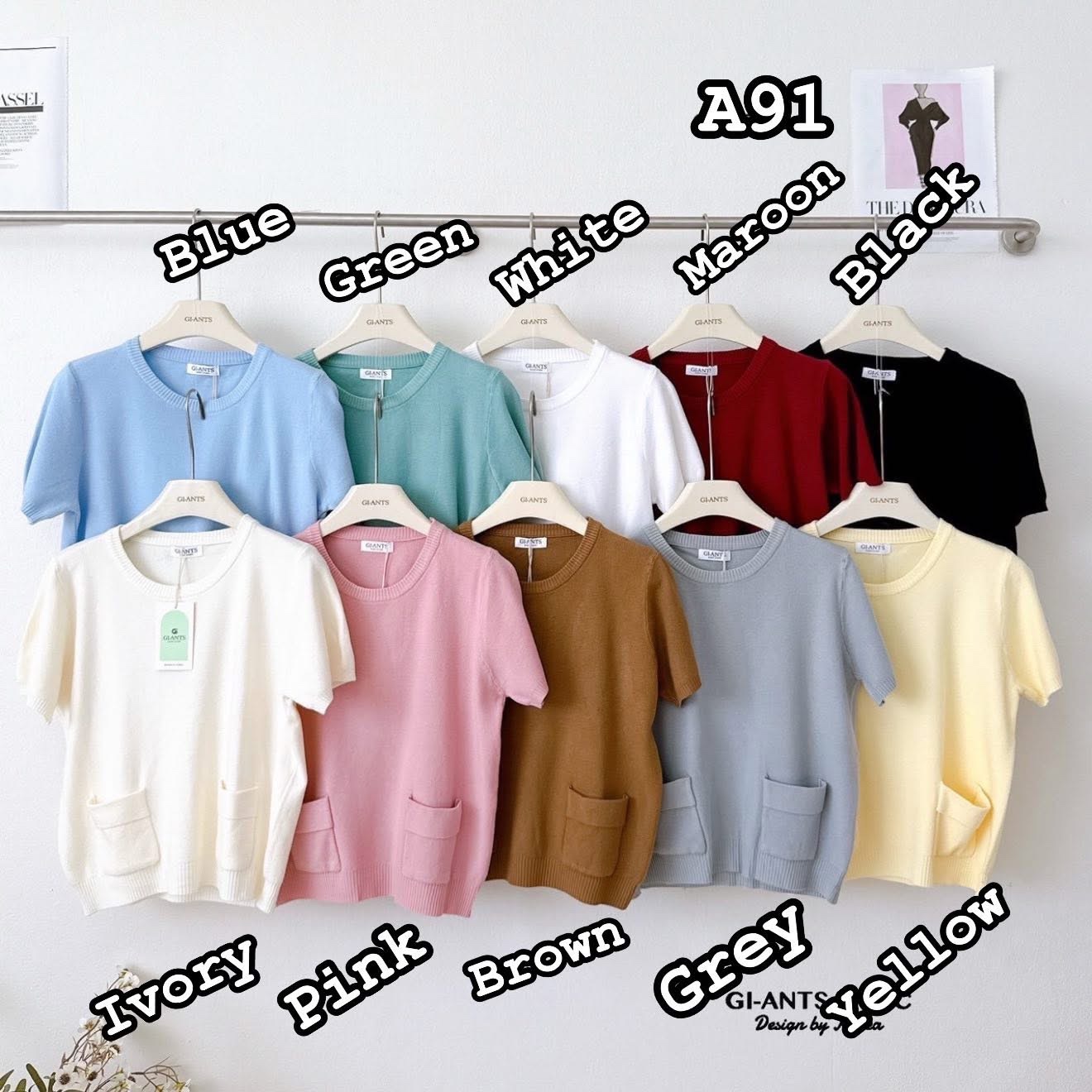 A91 🤎 Zara-Style Round Neck Knit Sweater 🤎