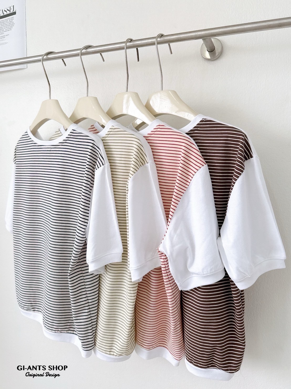 A4 Oversized Shoulder Round T-Shirt