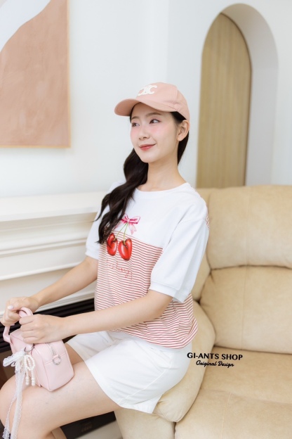 A4 Oversized Shoulder Round T-Shirt