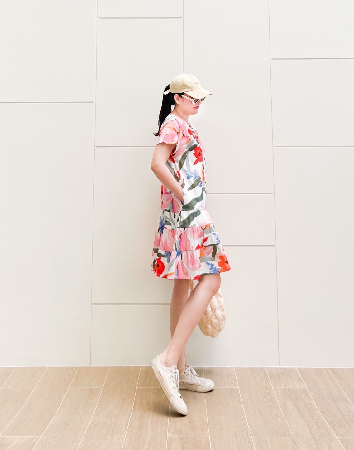 A21 ^^ Red Floral PA Dress 