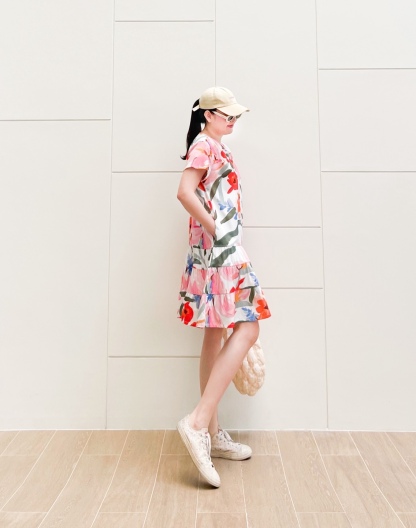 A21 ^^ Red Floral PA Dress 