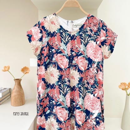 A52 Comfy & Cute  flowery Jumpsuit PA