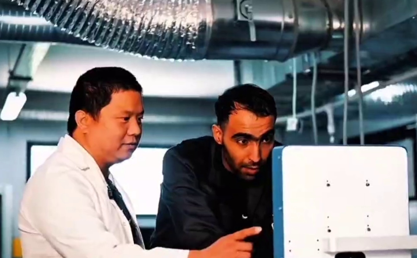 ETON engineers installing and commissioning a complete LED lens chip processing production line at OMIC factory in Algeria