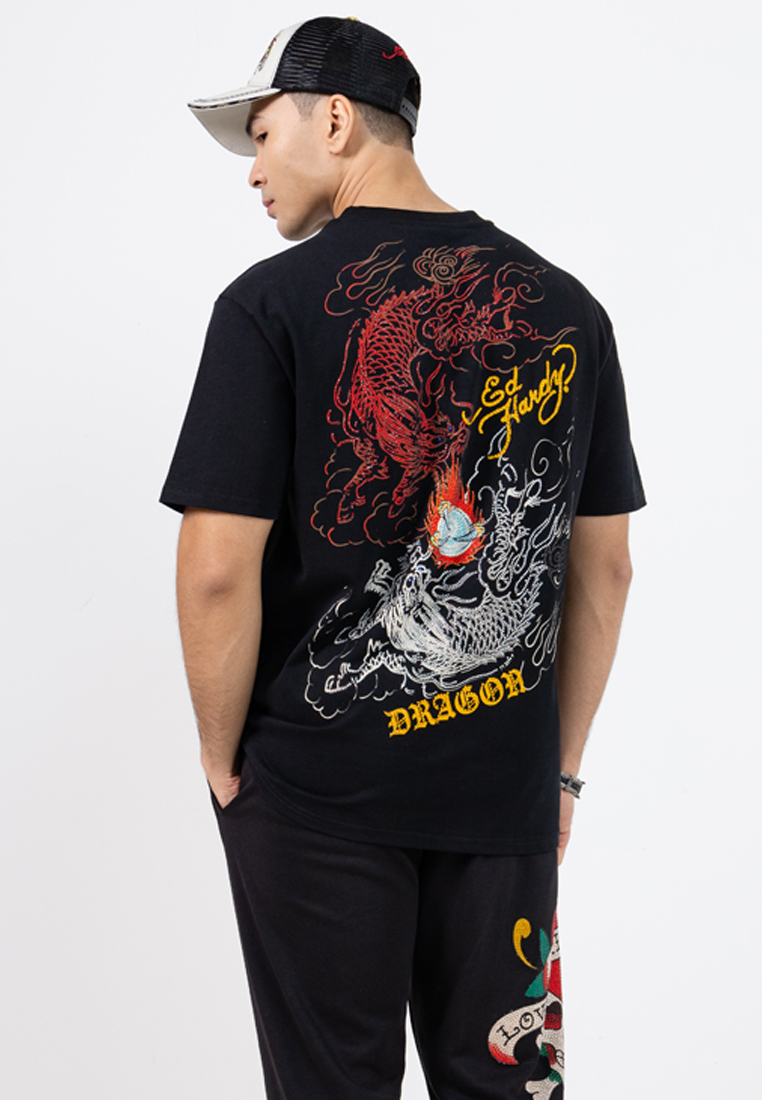 Flaming Dragon Loose Fit Tee