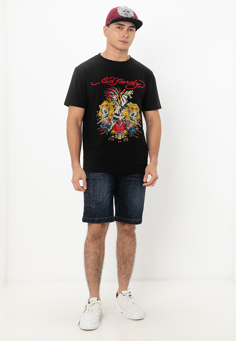 Sakura Skulls Regular Tee - Men