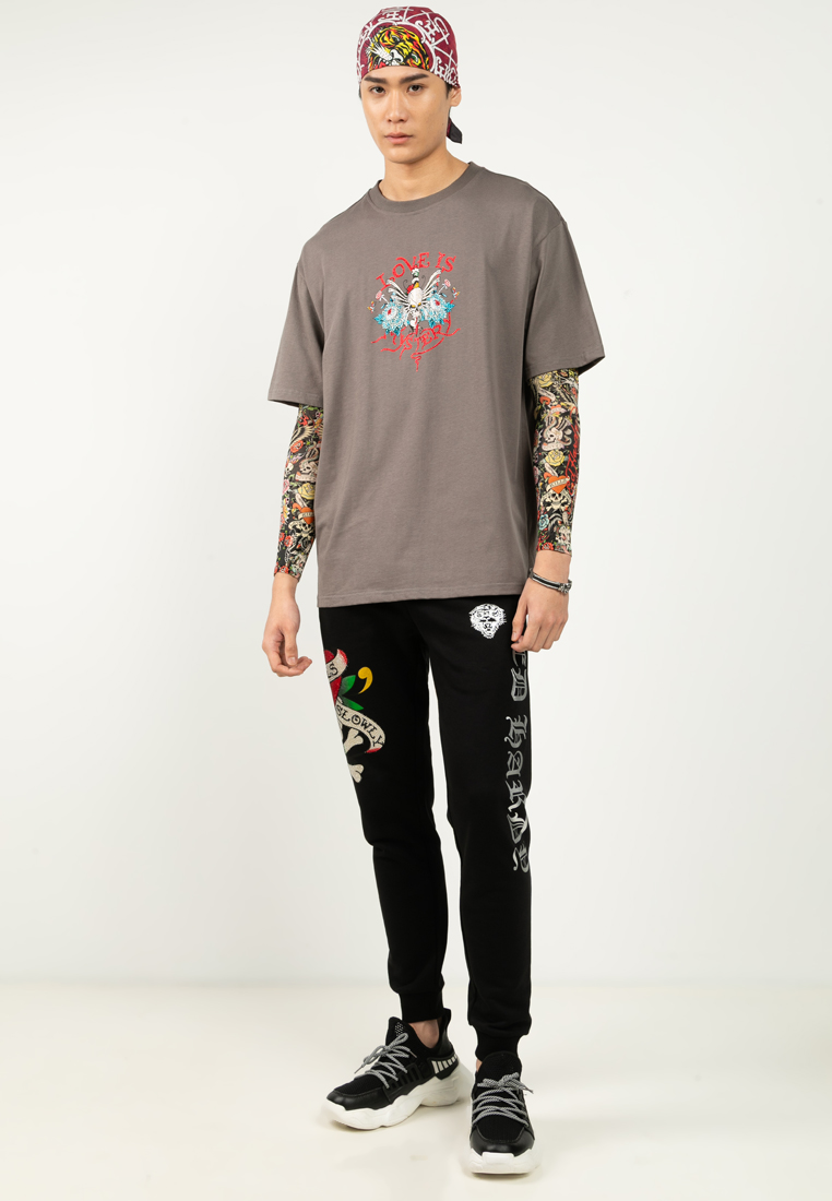 Love Is Mystery Skull Oversized Tee - Unisex