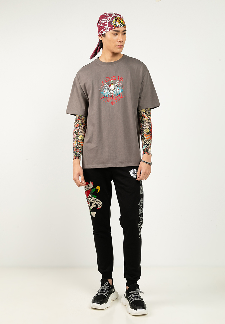 Love Is Mystery Skull Oversized Tee - Unisex