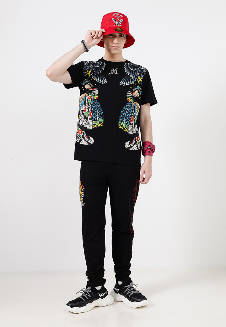 Geisha & Eagle Regular Tee - Men