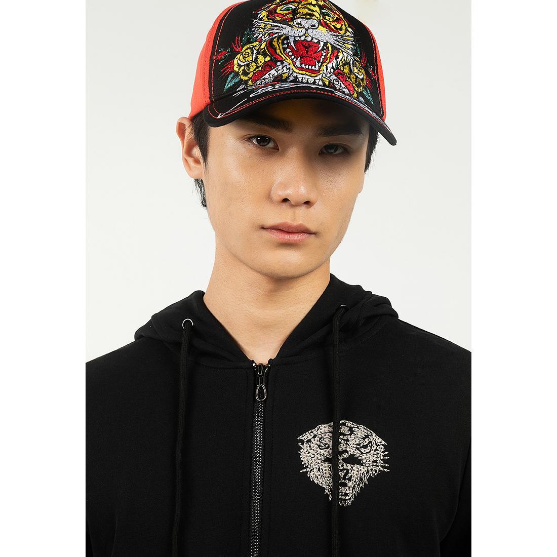 Jaket Hoodie Ed Hardy L.A Tiger Zipper Up