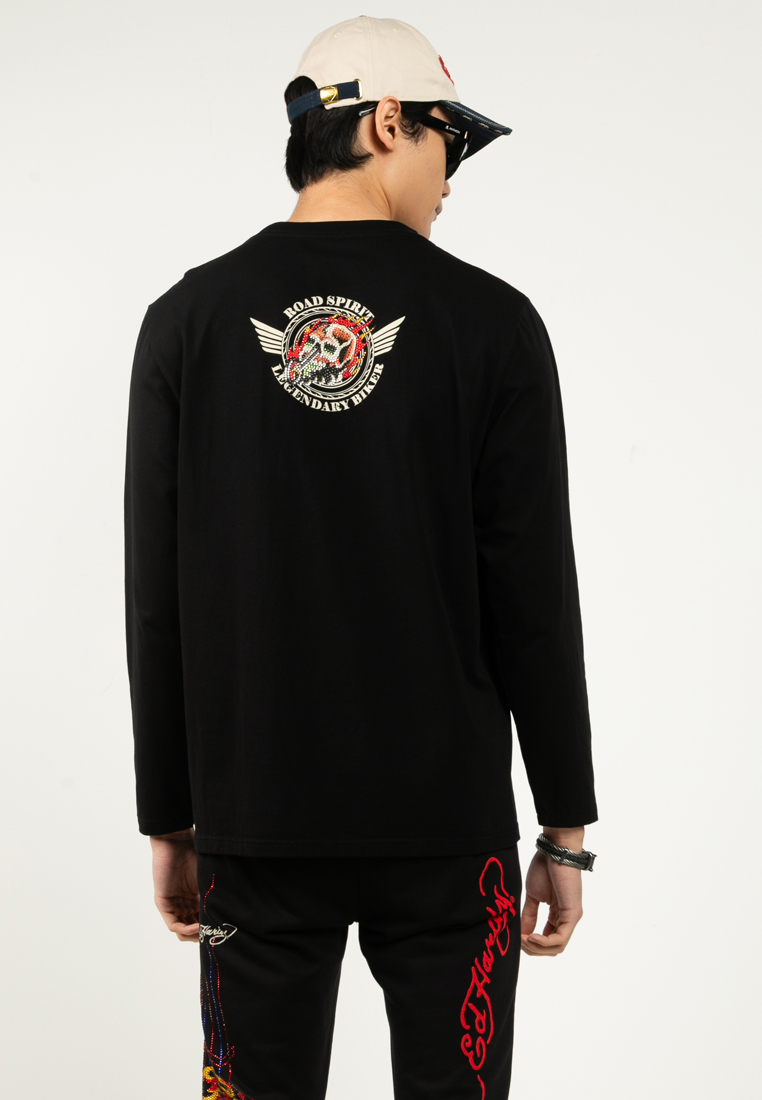 Legendary Eagle Biker Long Sleeve Tee - Men