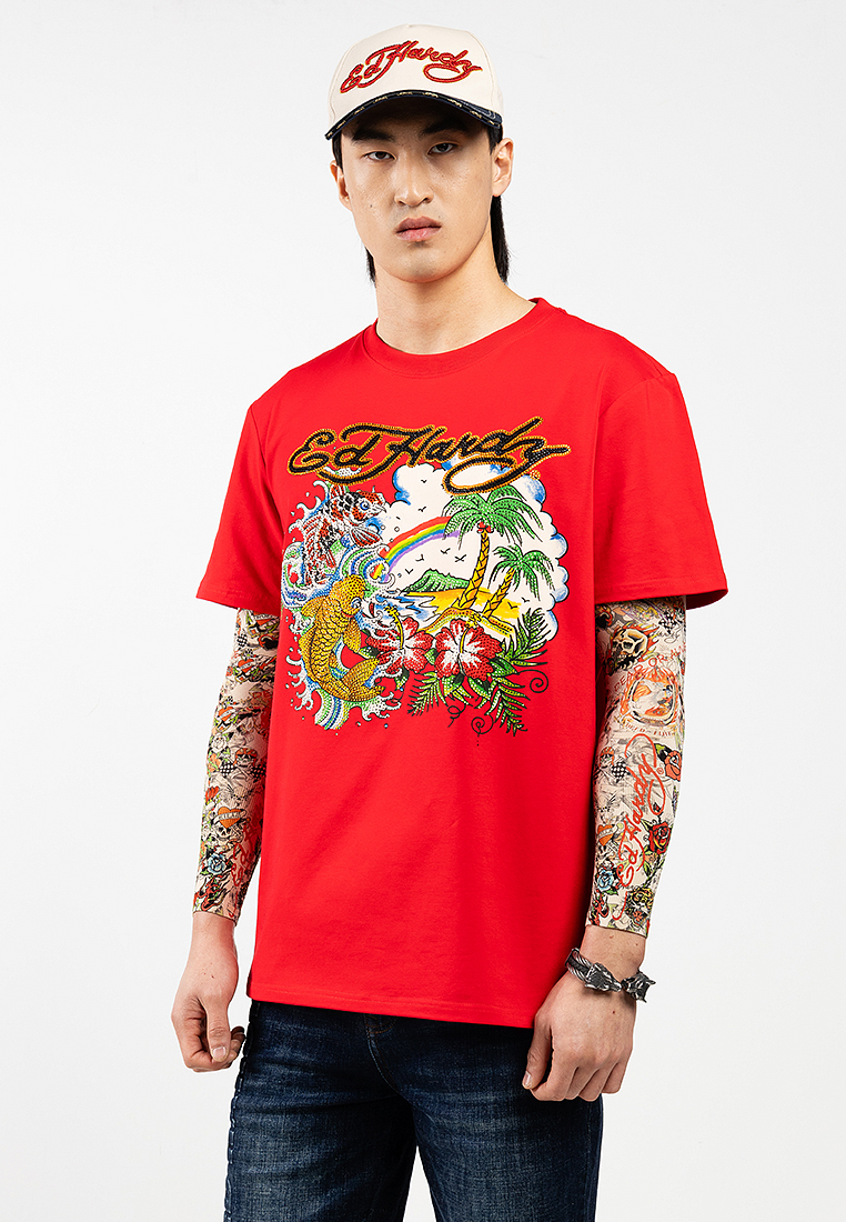 Paradise Koi Regular Tee - Men