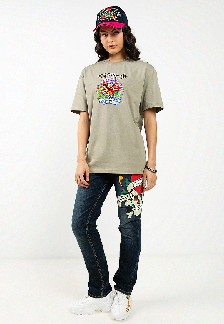 Born Free Tiger Oversized Tee - Men