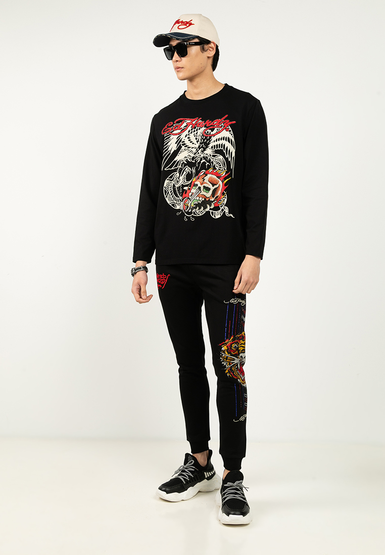 Legendary Eagle Biker Long Sleeve Tee - Men