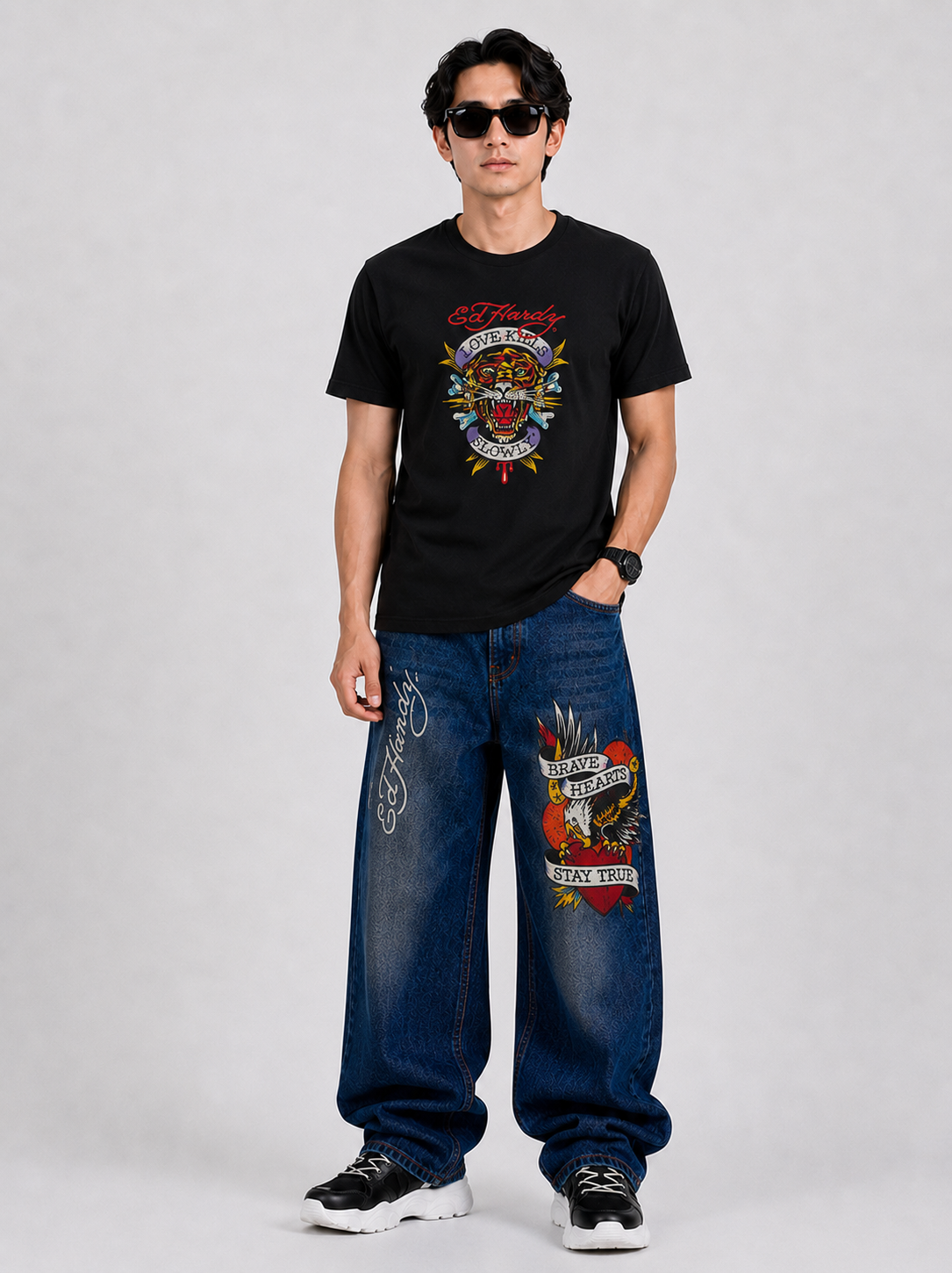 Love Kills Slowly Tiger Regular Tee