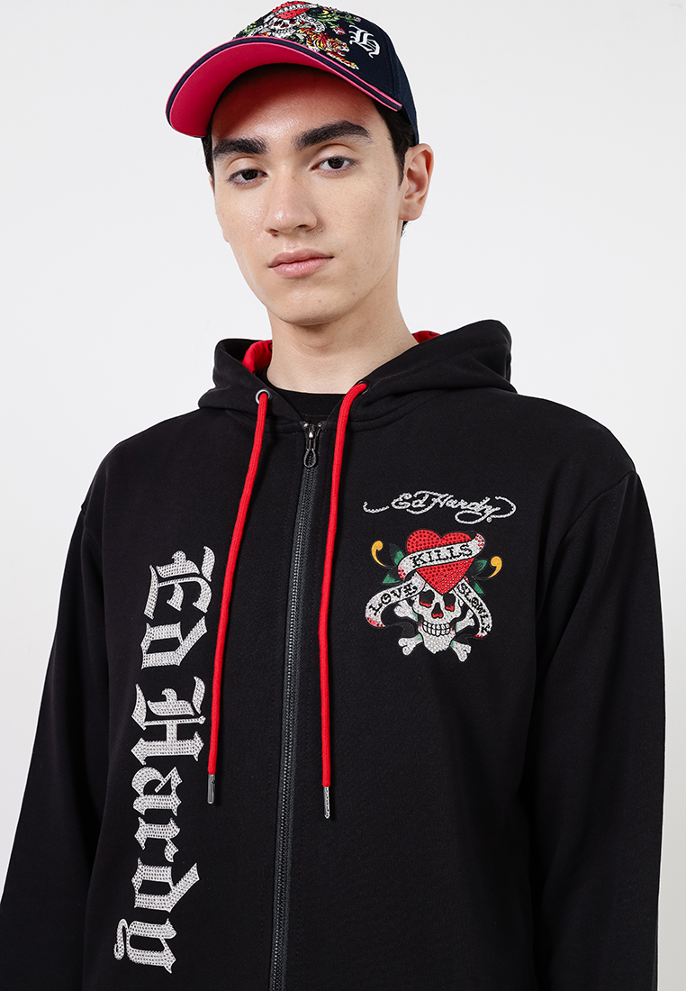 Heart & Skull Hooodie - Unisex