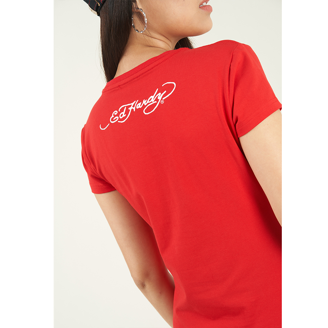 Classic Love Kills Slowly Skull Short Sleeve Tee