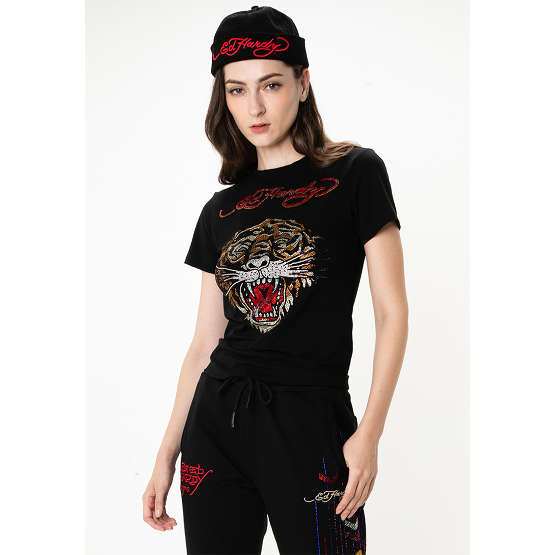 Premium Tiger Women Regular Tee-Ed Hardy Asia