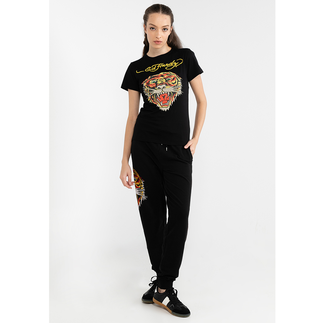 Signature Tiger Women Regular Tee-Ed Hardy Asia