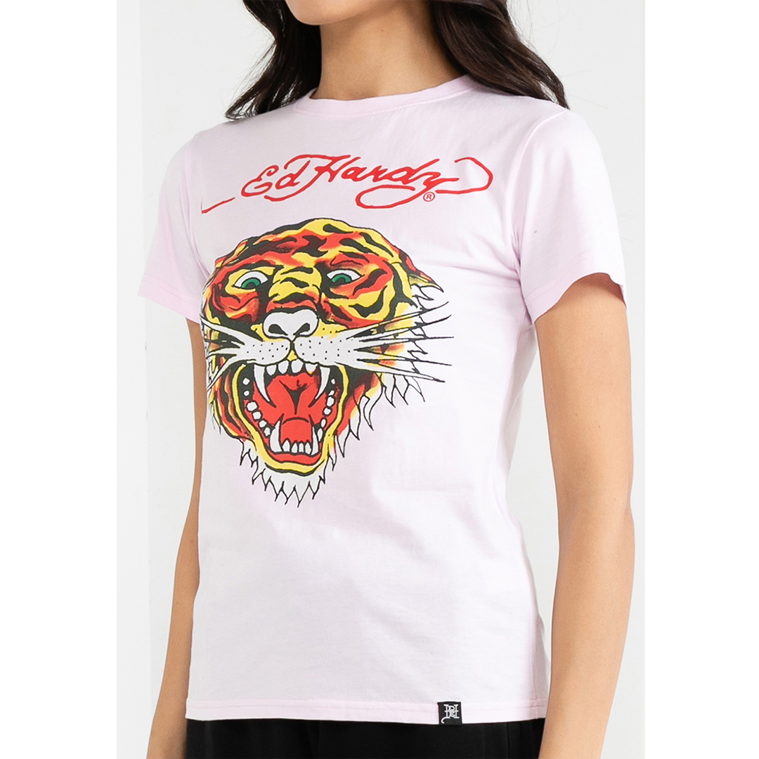 Signature Tiger Women Regular Tee-Ed Hardy Asia