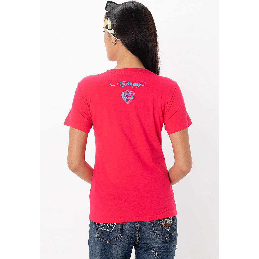 Signature Diamond Women Regular Tee-Ed Hardy Asia