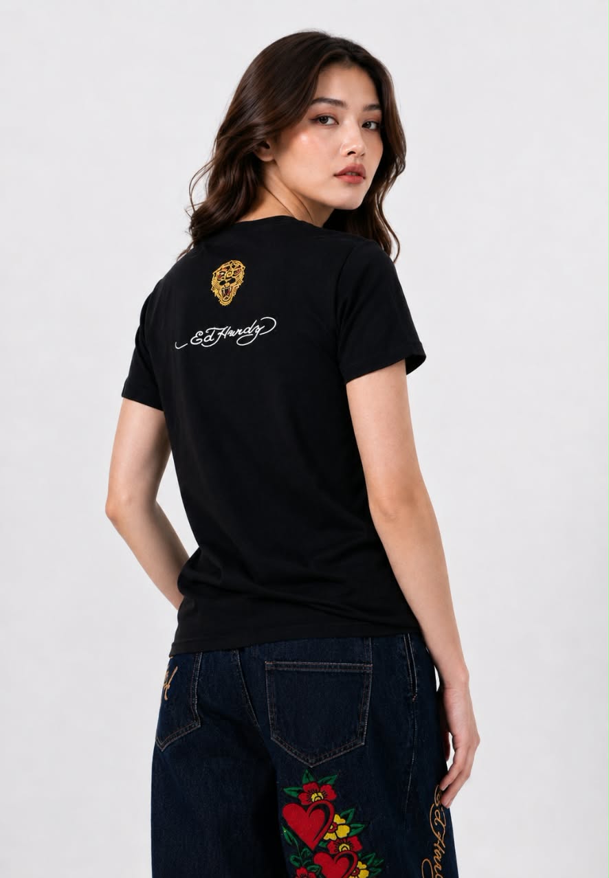 Cyber Signature Short Sleeve Tee - Ladies