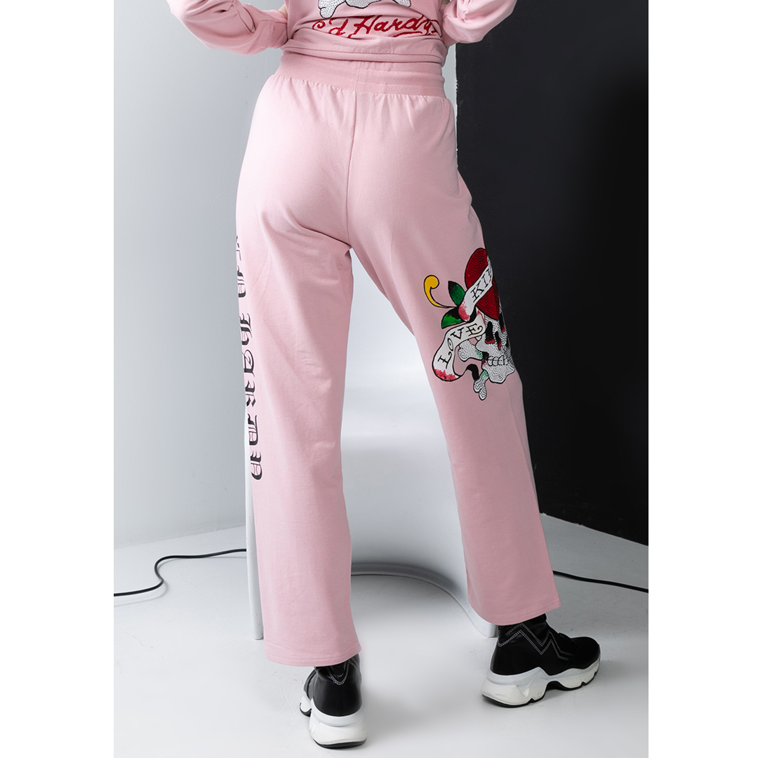 L.K.S Skull Track Pants-Ed Hardy Asia