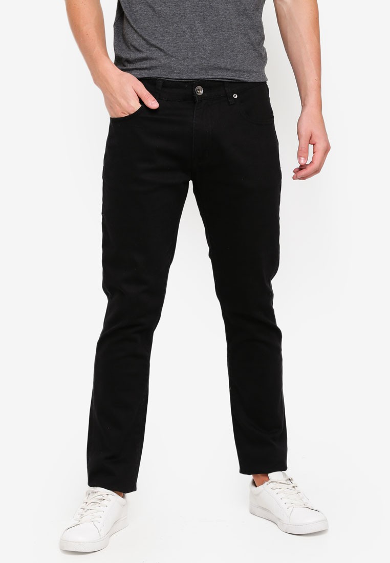 Tiger Embroidered Slim Cut Jeans