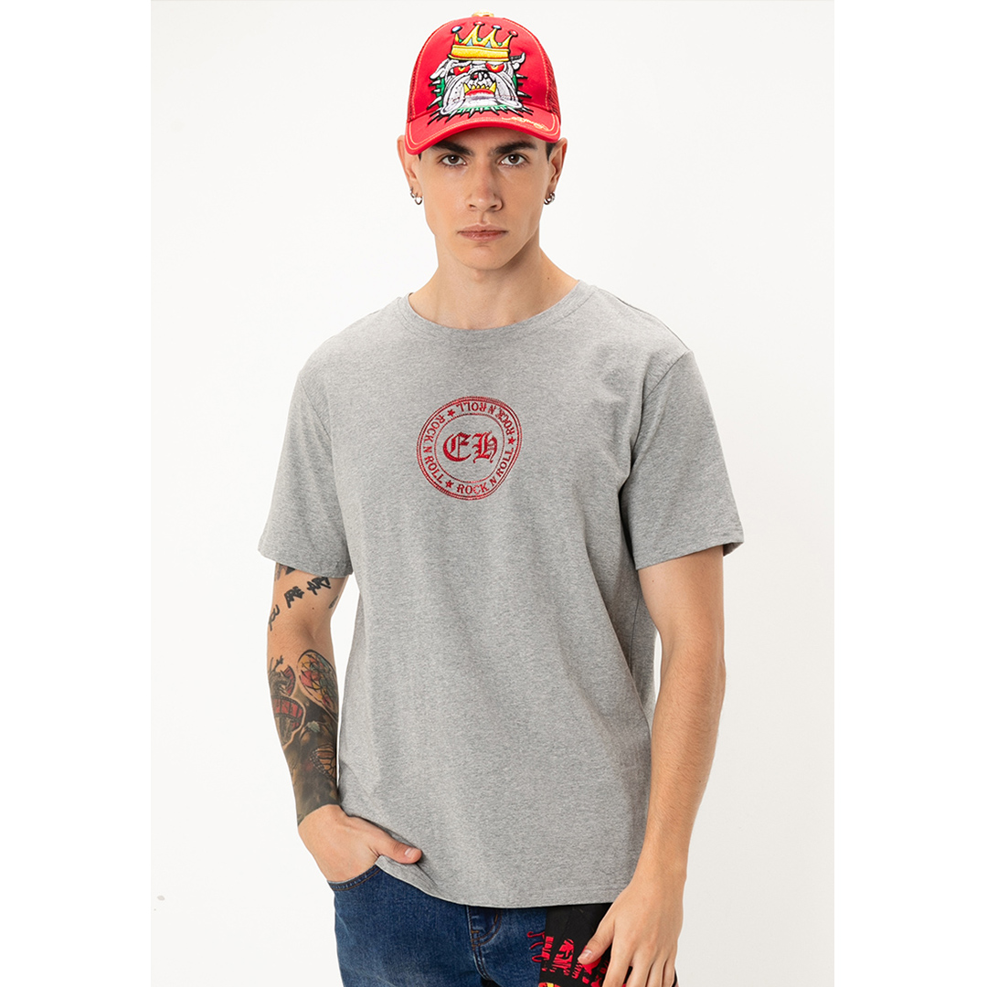 Rock N Roll Guitar Men Regular Tee-Ed Hardy Asia