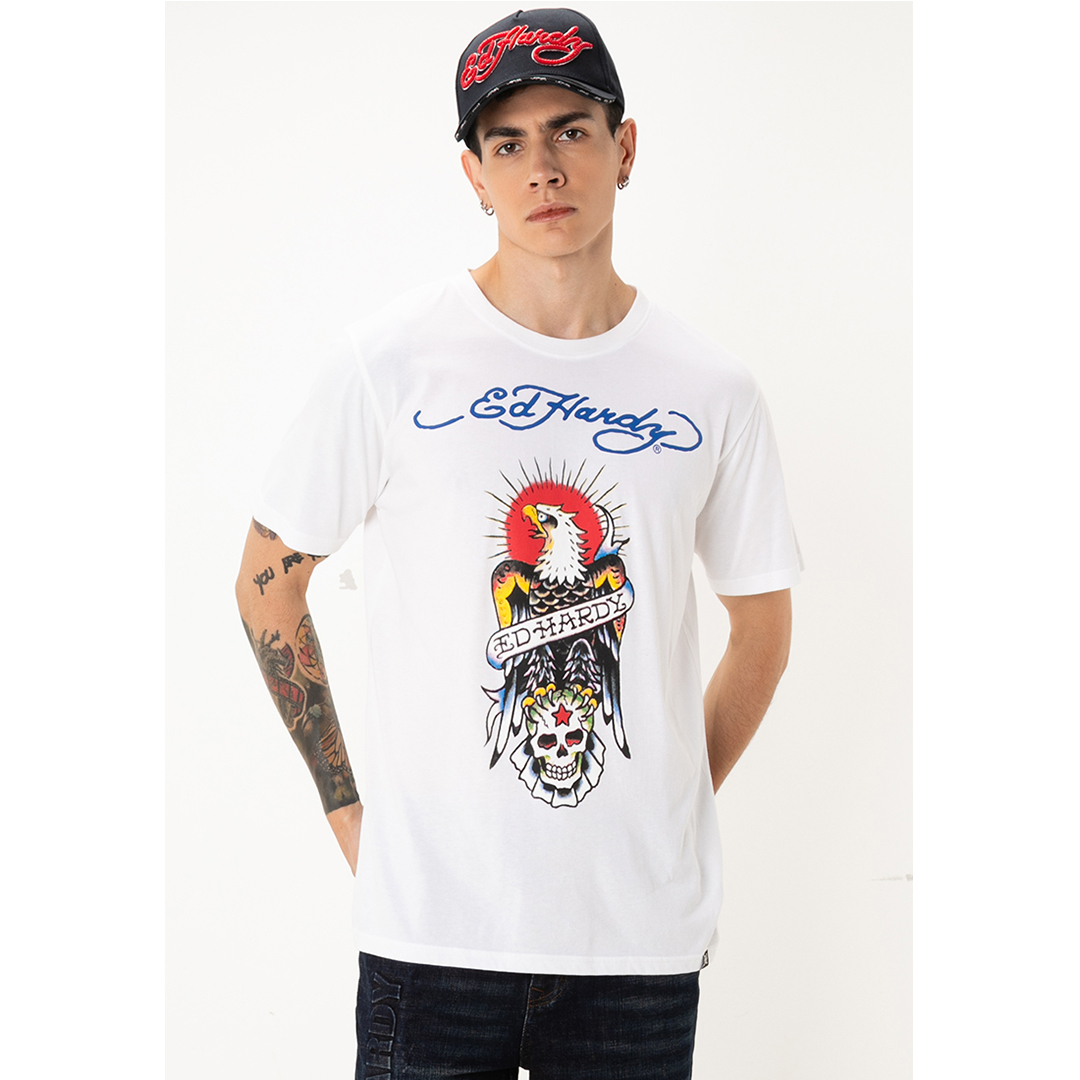 Eagle Skull Men Regular Tee-Ed Hardy Asia
