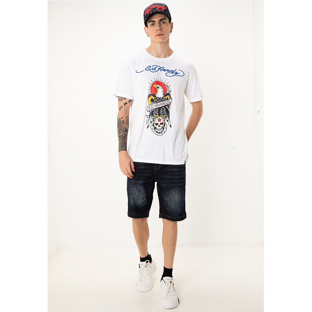 Eagle Skull Men Regular Tee-Ed Hardy Asia